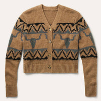 Stetson - Steer Head Cropped Cardigan