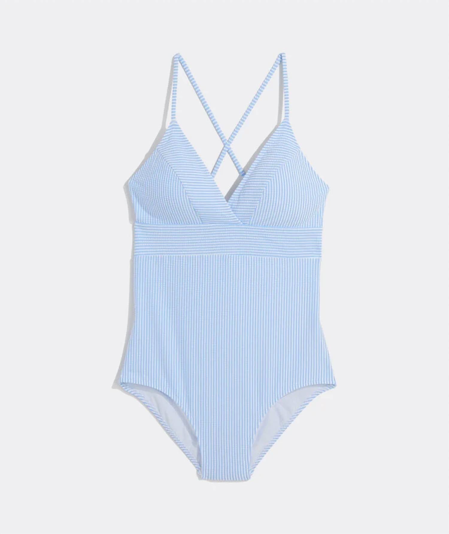 Vineyard Vines - Sconset Seersucker One-piece Swimsuit