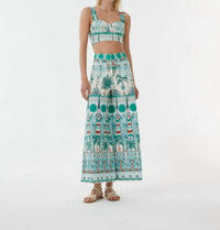 Emporio Sirenuse - Printed Wide Leg Pants