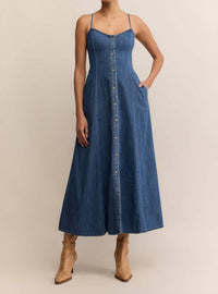 Z Supply - Angel Eyes Denim Midi Dress