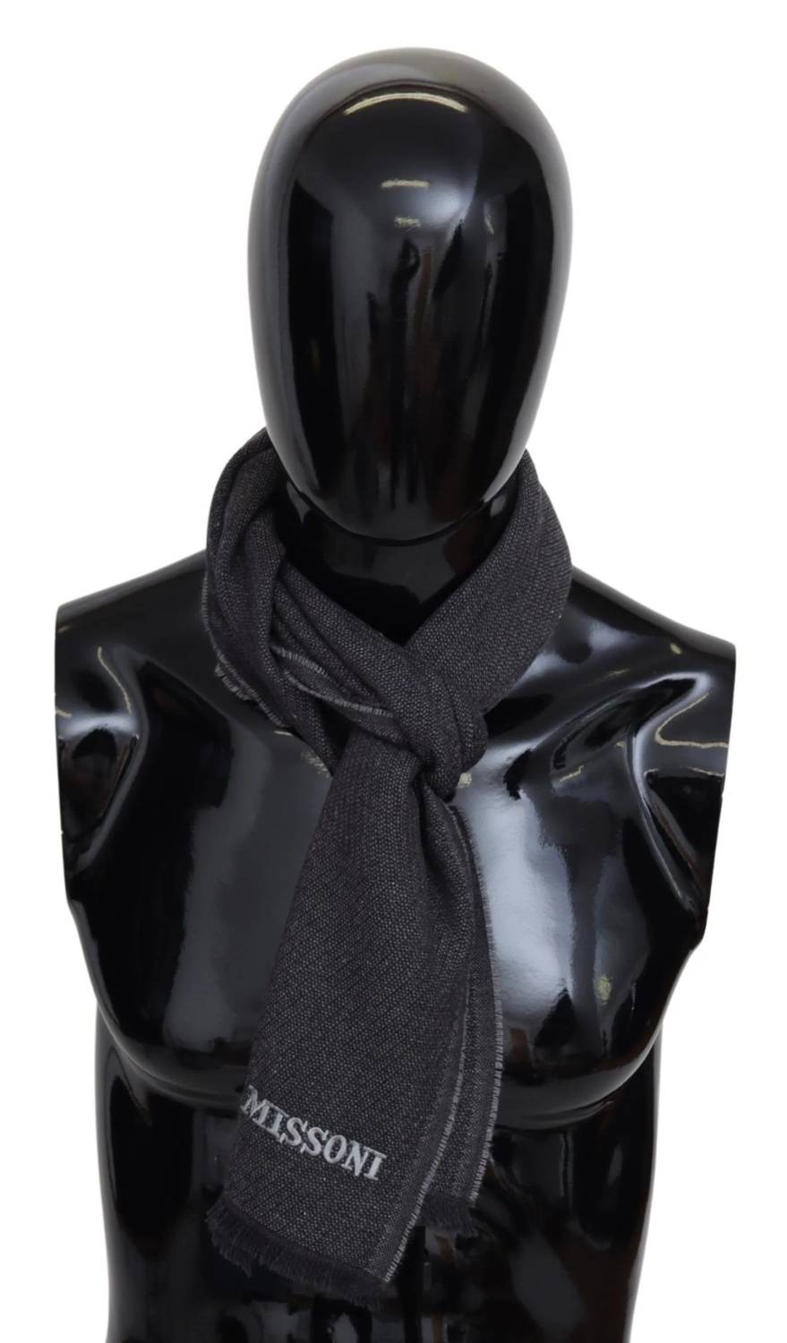Missoni - Men's Wool Scarf With Signature Embroidery
