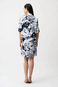 Joseph Ribkoff - Floral Graphic Shirt Dress