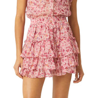 Misa Los Angeles Women's Marina Skirt in summer ditsy - women's skirt