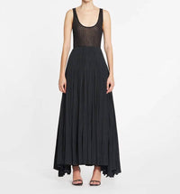 Lanvin - Long Pleated Skirt