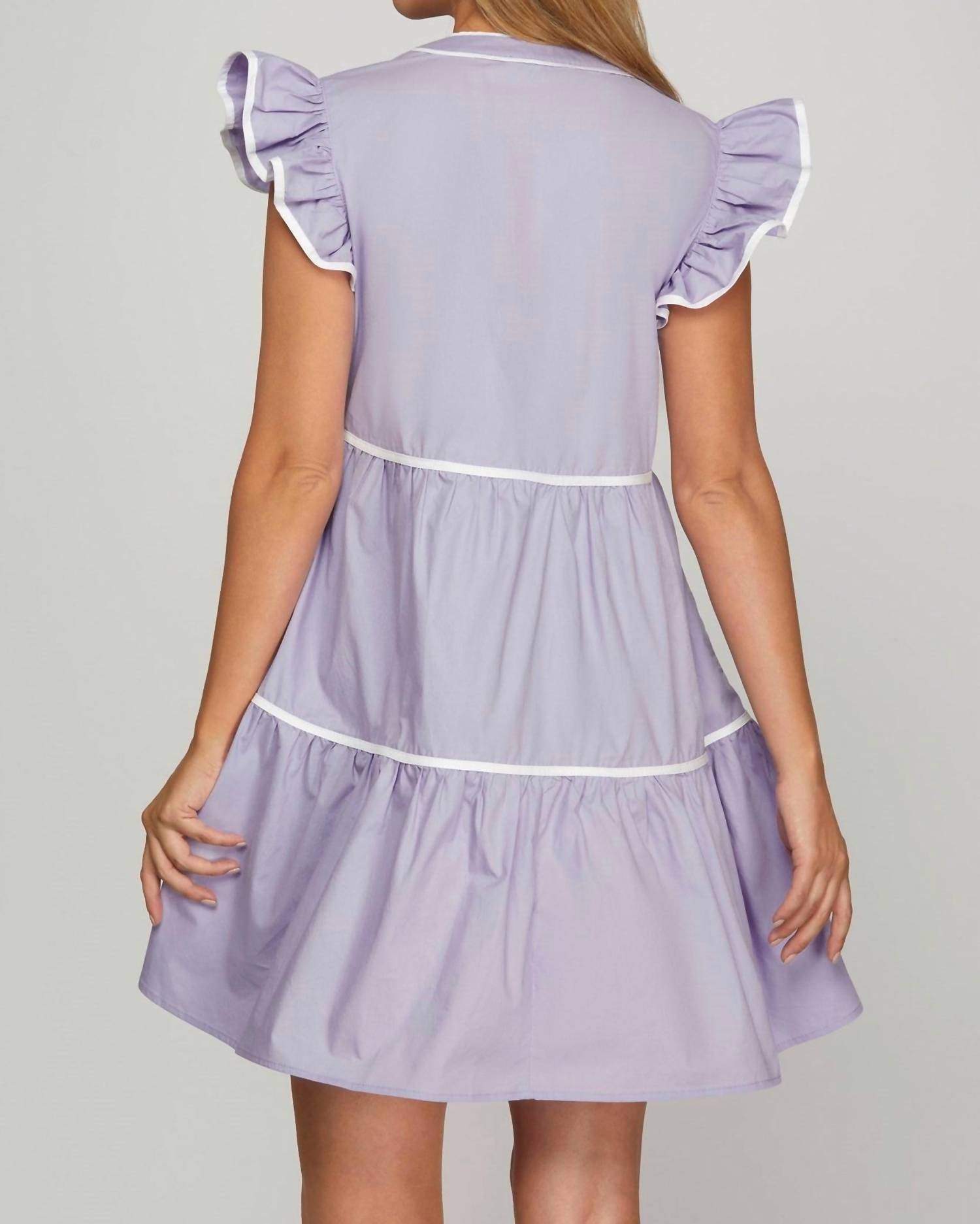 She + Sky - Danvers Tiered Mini Dress