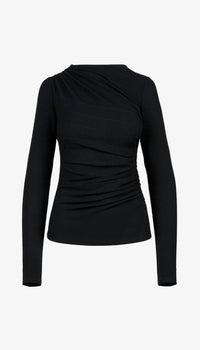 Smythe - Ruched Knit Top