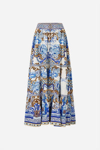 Camilla - High Waisted Tiered Skirt