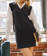 Blu Pepper - Layered Sweater Dress