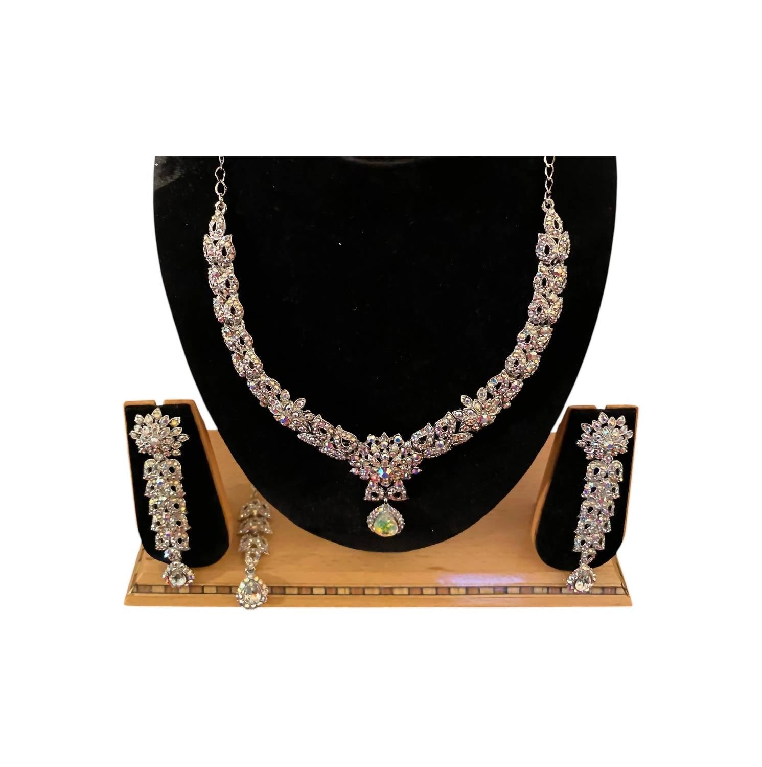 Donna Vinci - Women's J171 Necklace And Earrings Jewelry Set