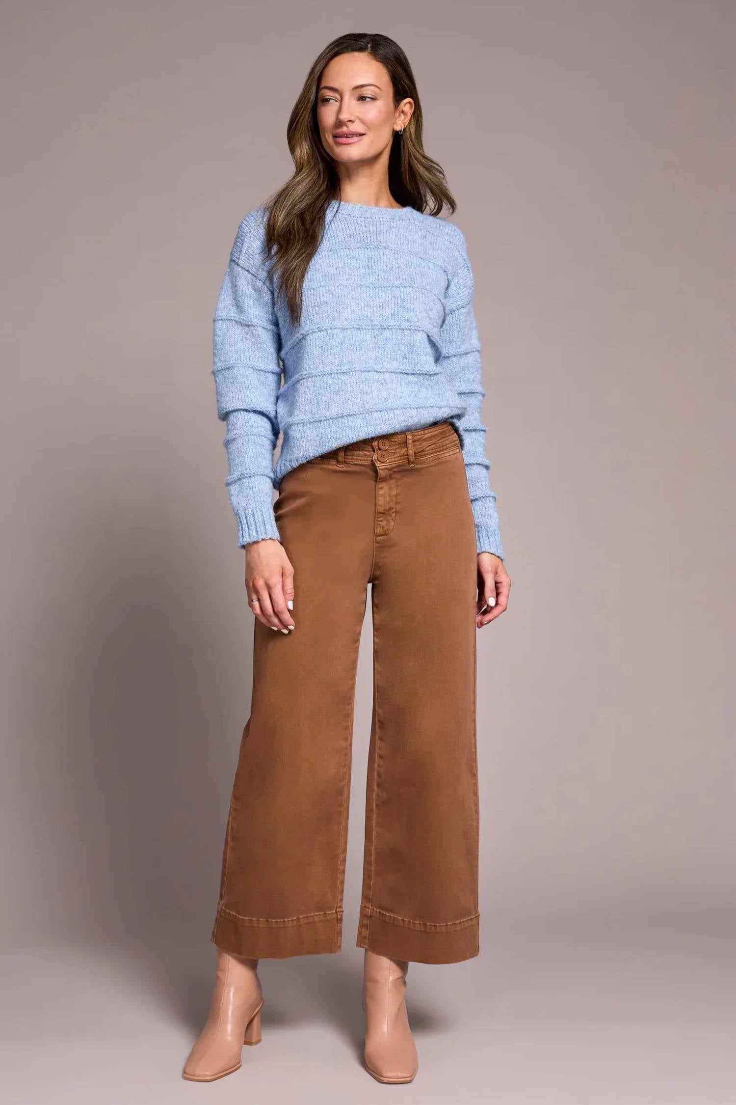 Tribal - Callie Comfort Stretch High Rise Palazzo Pants