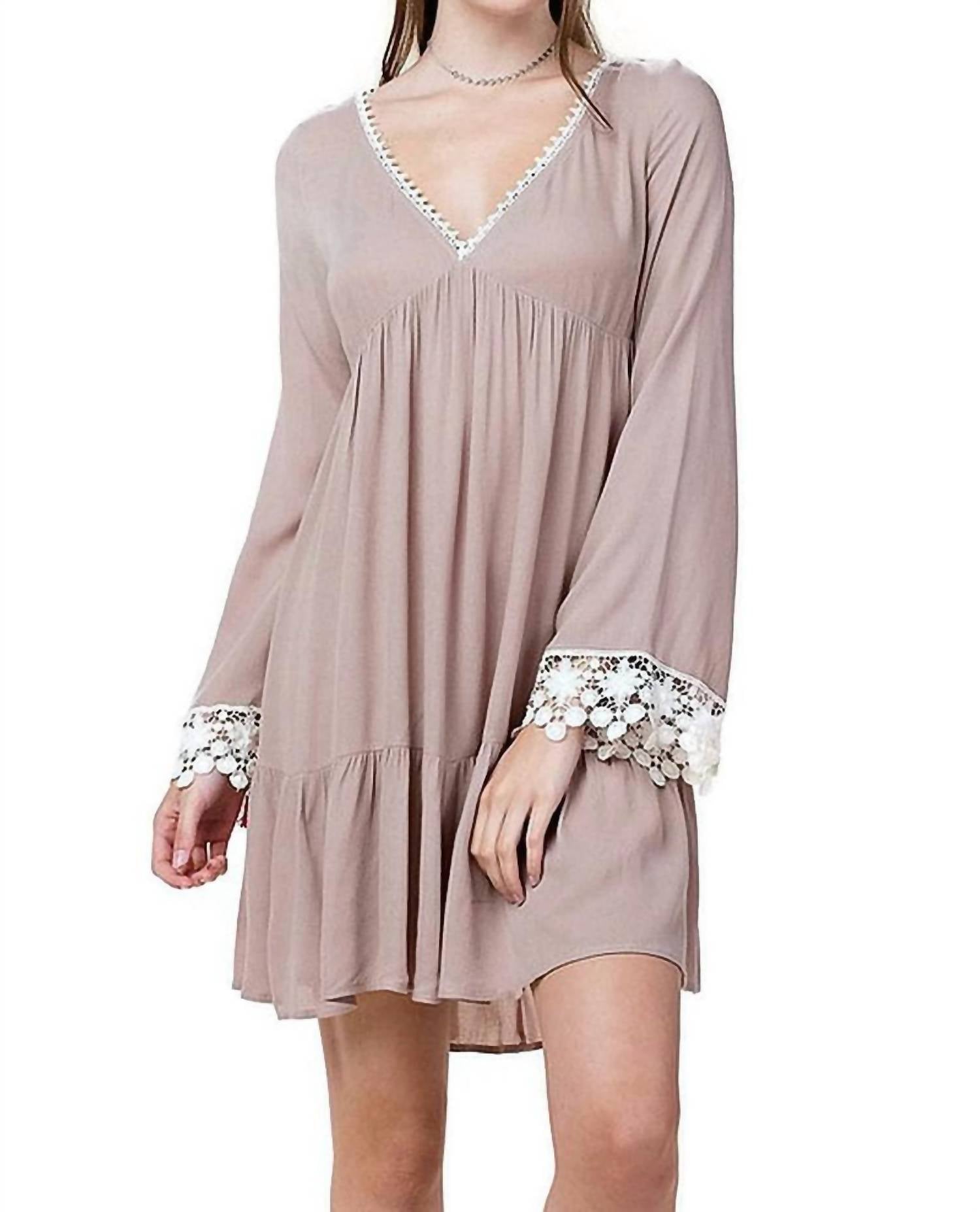 Kori - Bell Sleeve Lace Dress