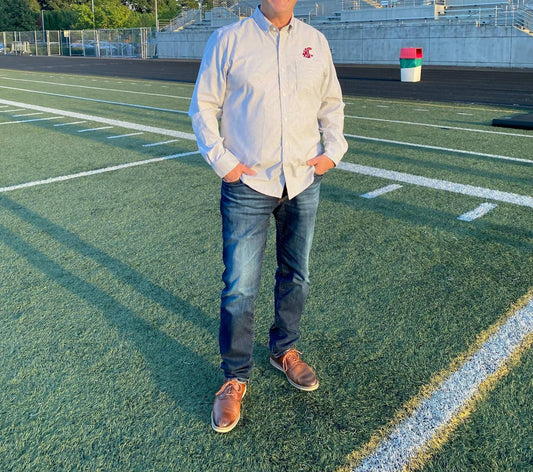 Cutter & Buck - Men's Wsu Cougars Long Sleeve Shirt