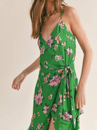 Sage The Label - Greener Side Midi Wrap Dress