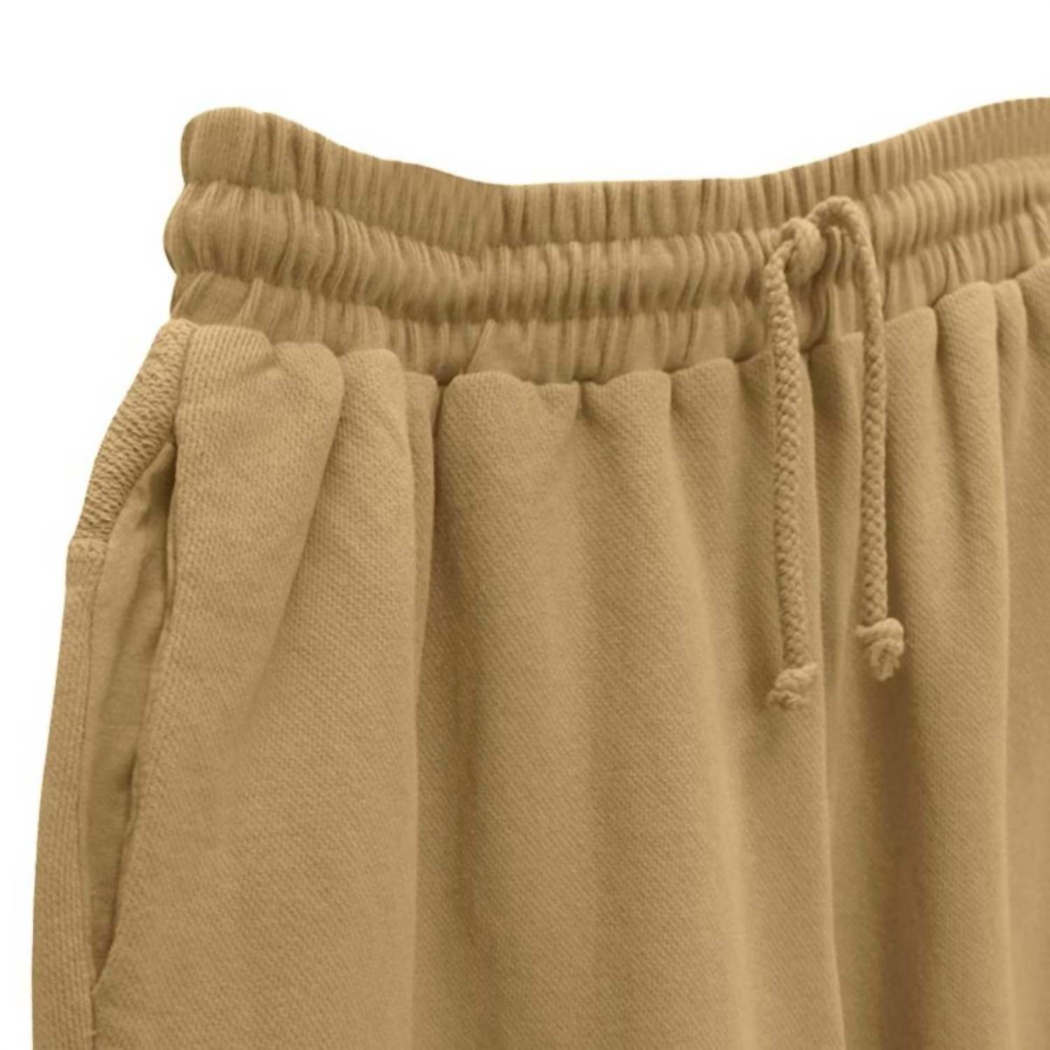 Nico Nico Women's Dakota Sweatpant in camel - women's pants - alternate view