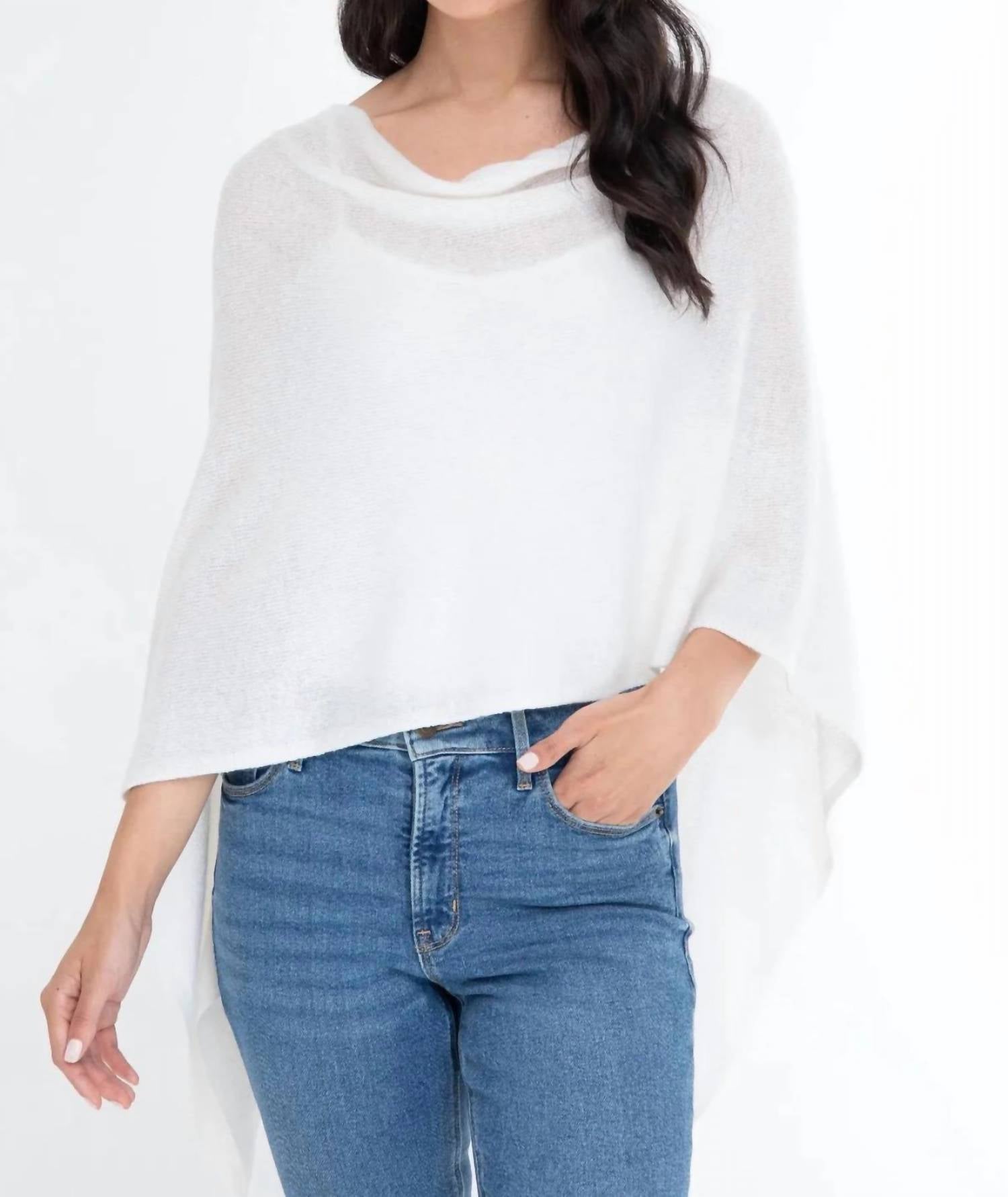 Alashan Cashmere - Cashmere Topper Poncho