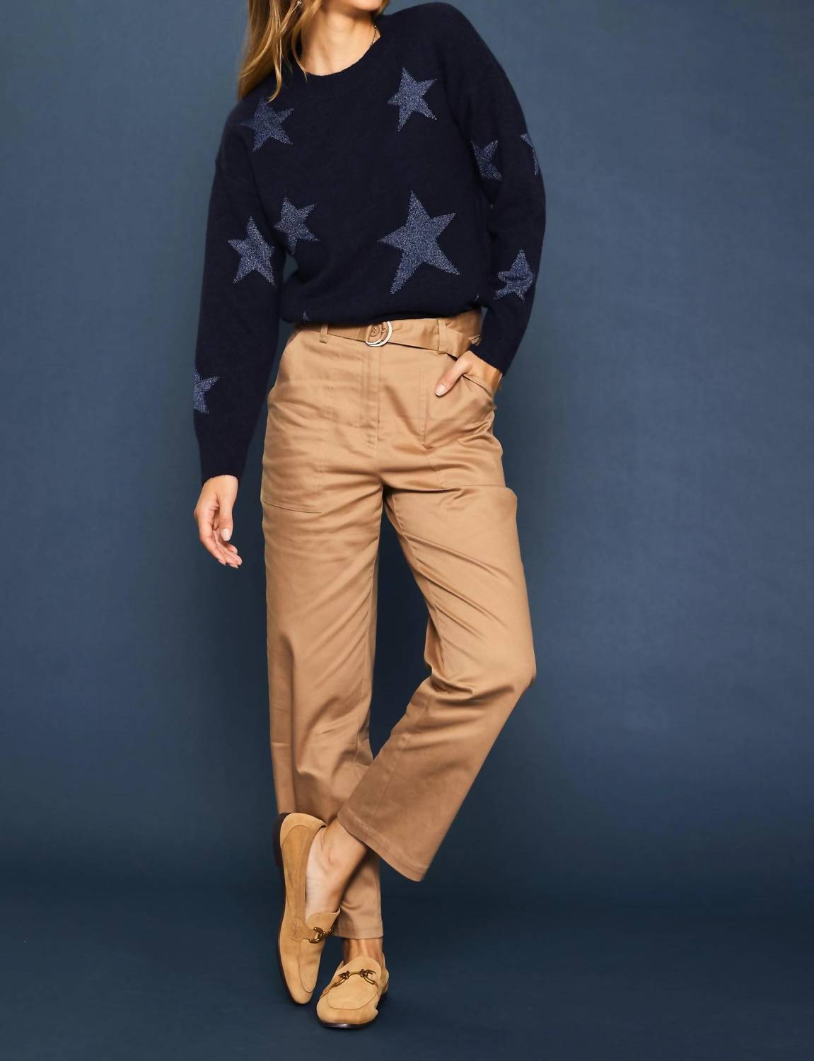 SKIES ARE BLUE Elisabeth Pants in khaki - women's pants - view 4