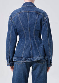 AGOLDE Myra Jean Jacket in volume - women's jacket - alternate view