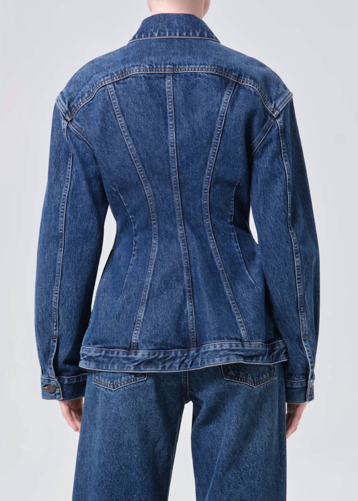 AGOLDE Myra Jean Jacket in volume - women's jacket - alternate view