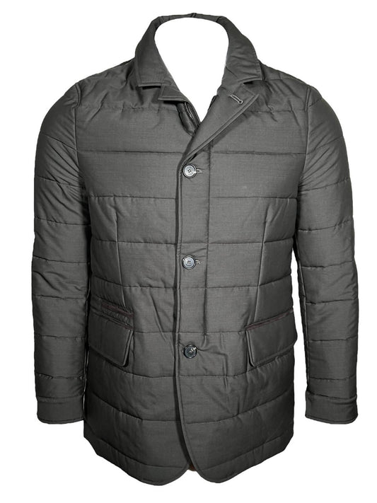 Manto Italia - MEN SILK/WOOL QUILTED JACKET