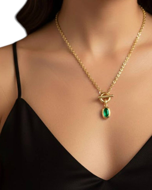 Kendra Scott - Women's Mini Elisa Tigers Eye Toggle Short Pendant