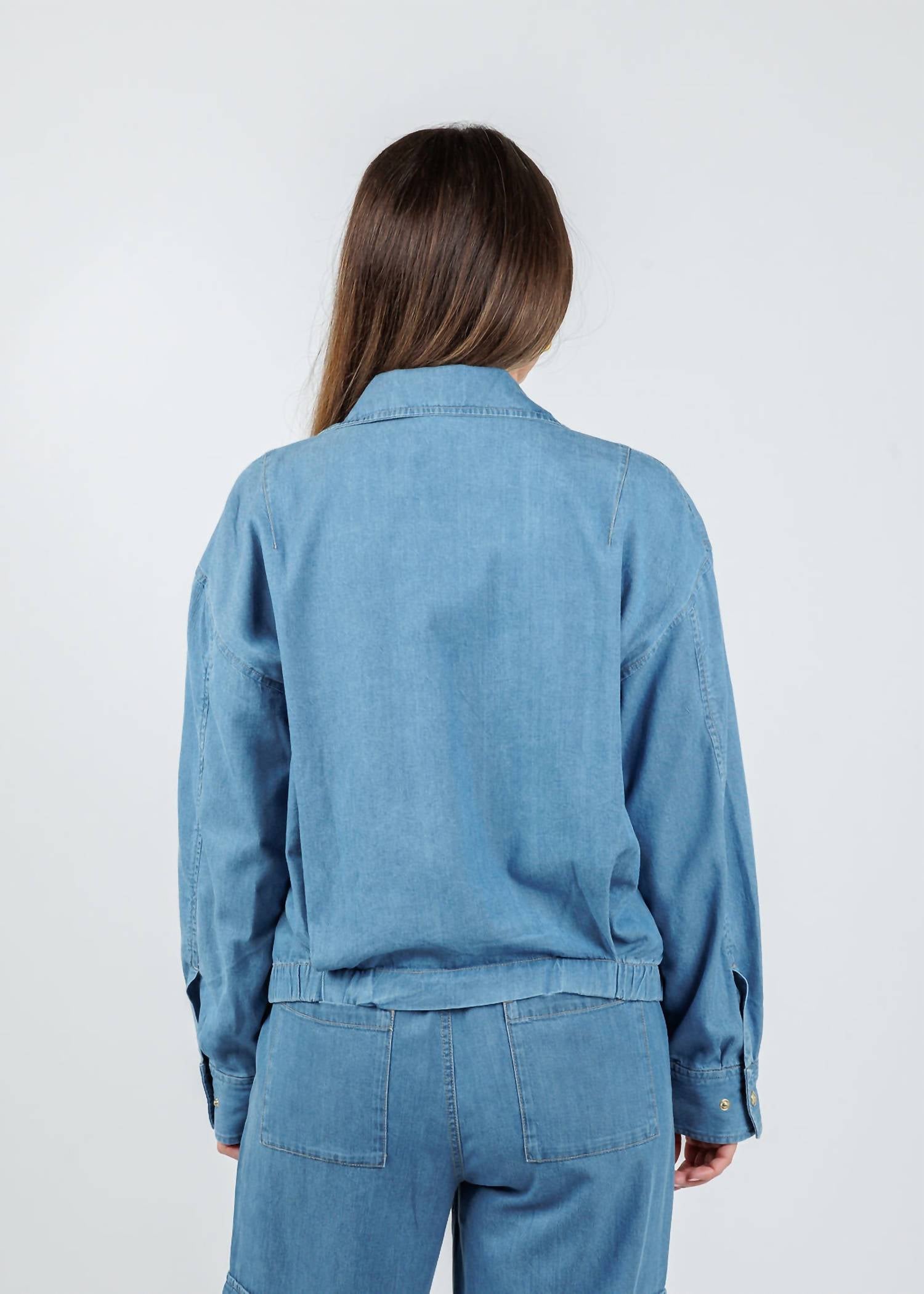 Hinson Wu - Louise Long Sleeve Denim Jacket