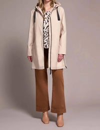 Tribal - Water Repellent Zip-front Rain Coat
