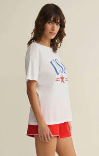 Z Supply - USA Star Boyfriend Tee