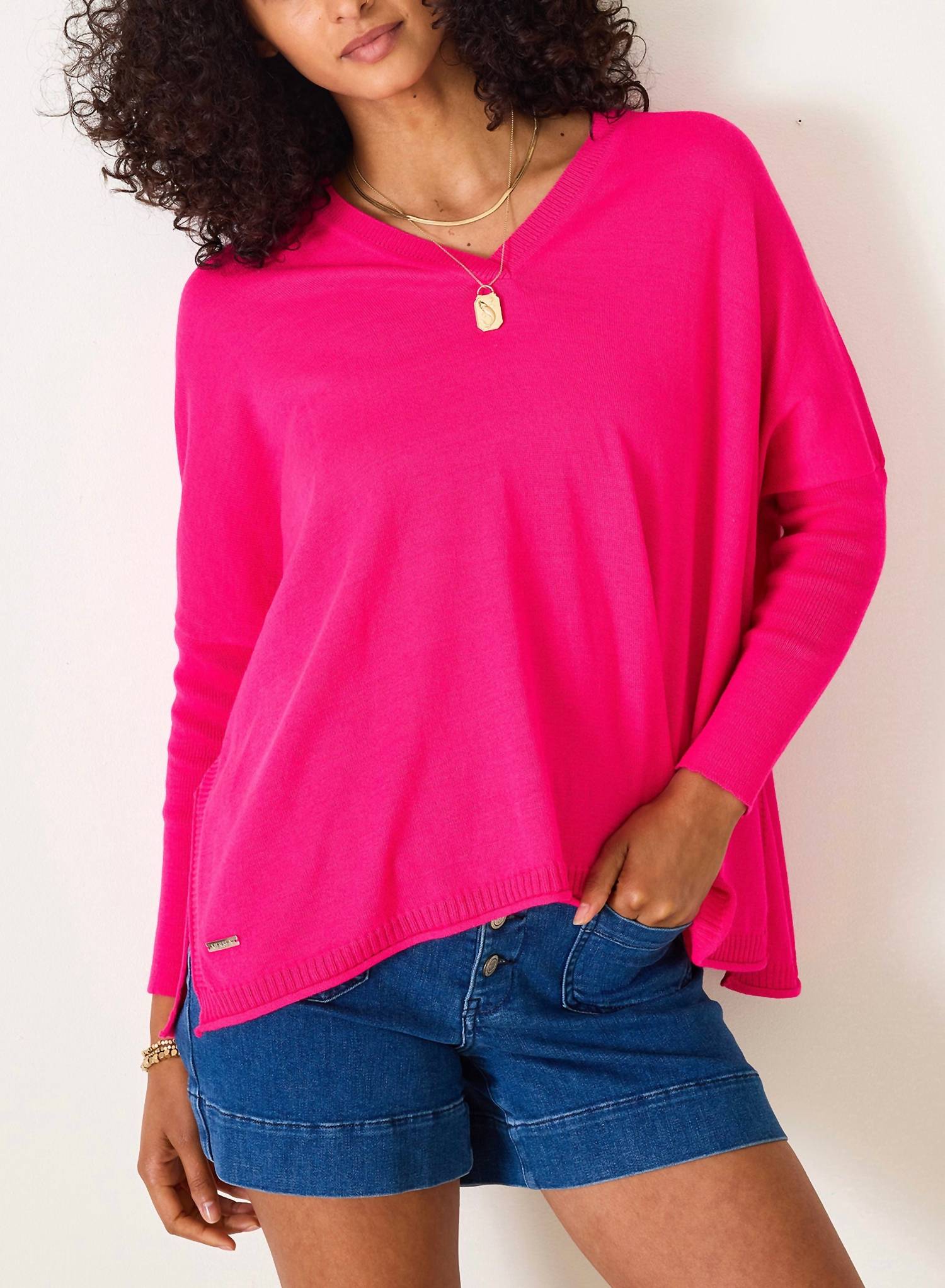 Mersea - Catalina V-neck Sweater - Petite