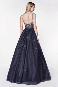 Cinderella Divine - Glittered Ball Gown With Beaded Bodice Detail