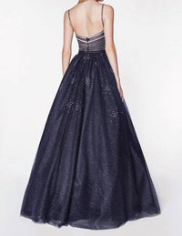 Cinderella Divine - Glittered Ball Gown With Beaded Bodice Detail