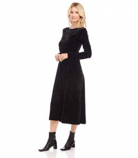 Karen Kane - Final Sale Kate Velvet Midi Dress