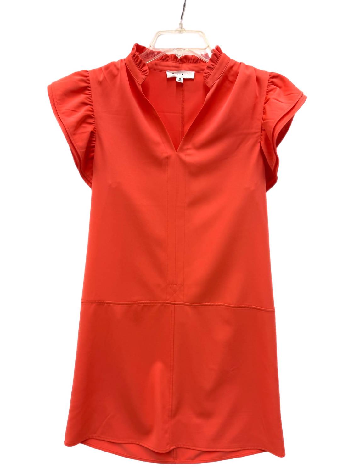 Thml - Split Neck Ruffle Sleeve Dress