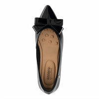 Andrea - Women's Low Heel Bow Block Pumps