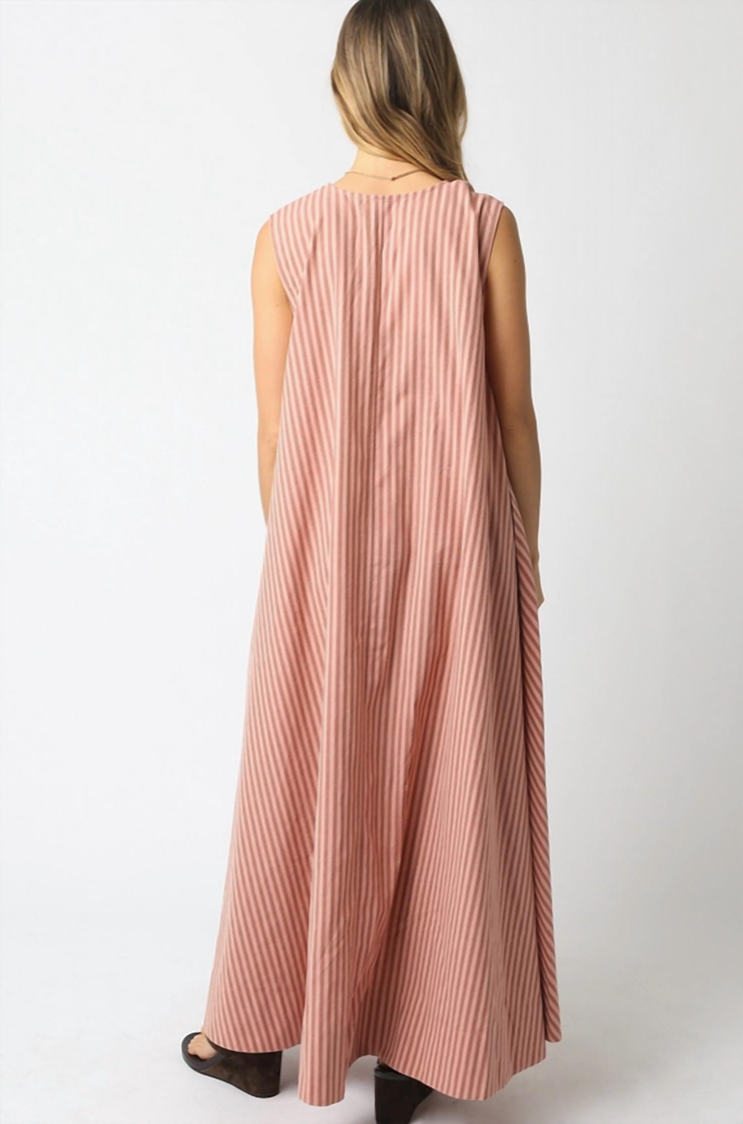 Olivia By Habitat - Violet Stripe Maxi Dress
