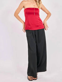 Sadie & Sage - Romy Satin Tube Top