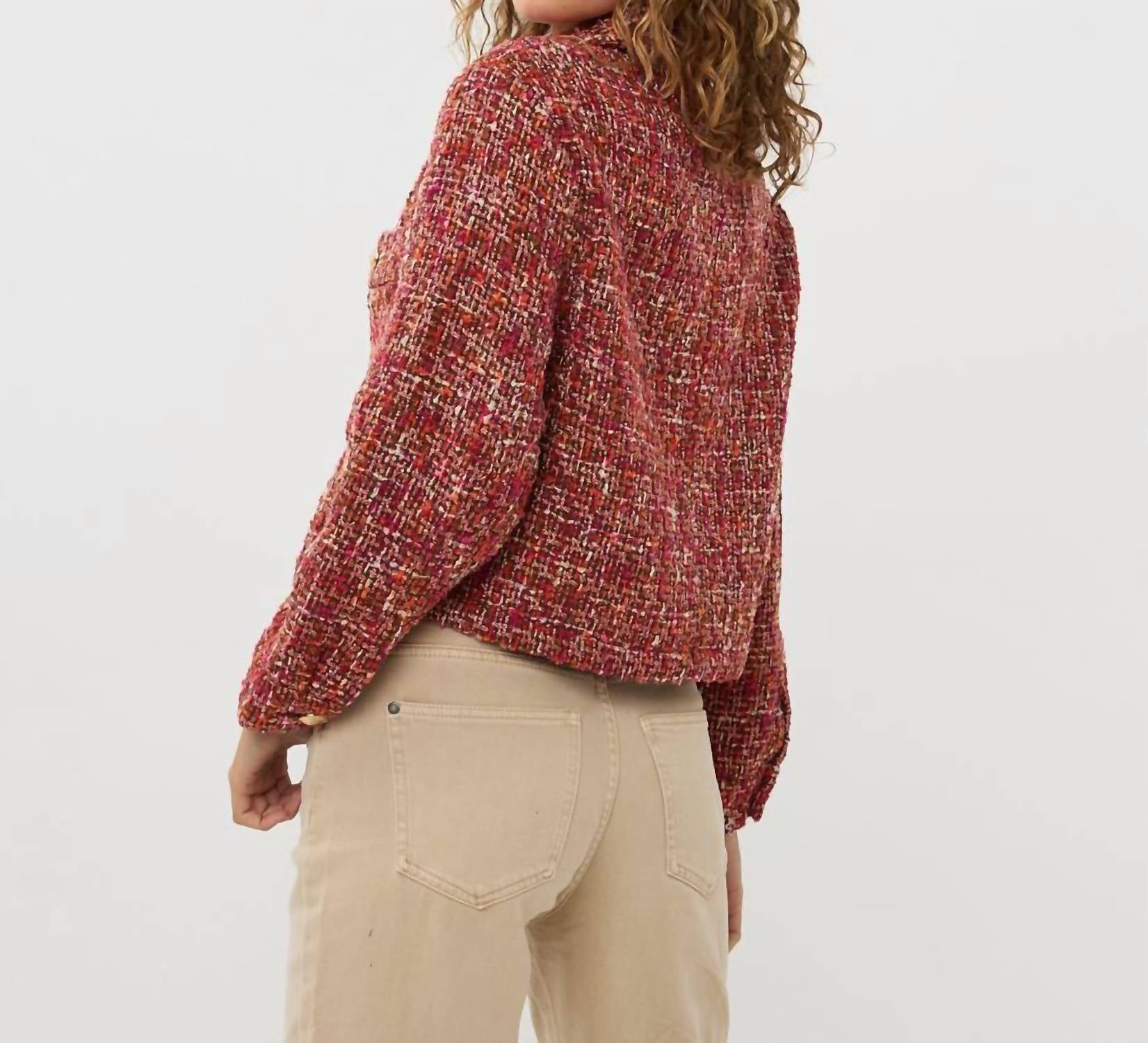 Esqualo - Bodil Boucle Short Blazer