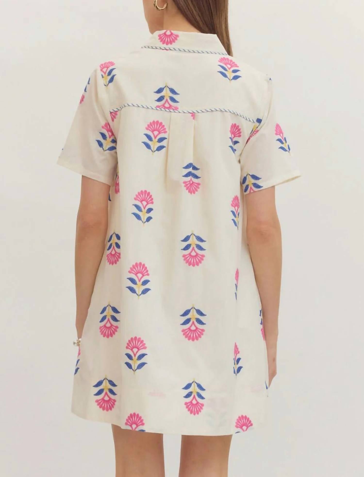 Entro - Women's Chambray Mini Dress