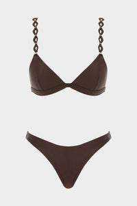Zimmermann - August Diamond Trim Tri Bikini Set