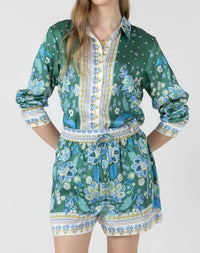 Dex - Silky Button Front Blouse