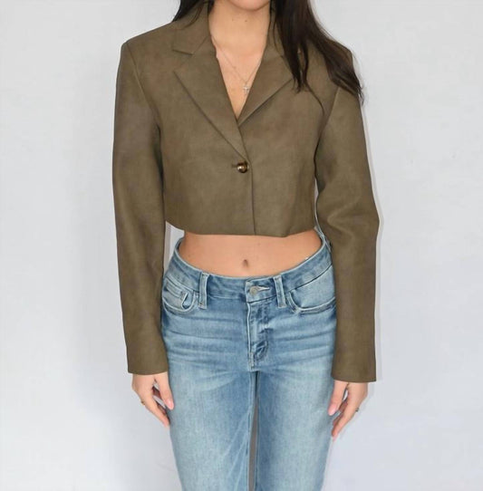 Vintage Havana - Cari Cropped Blazer