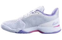 BabolaT Women's Jet Tere Ac Shoe in white lavender - women's sneaker - detail view