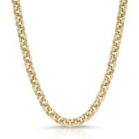 Eklexic - Women's Micro Royal Rolo Chain Necklace