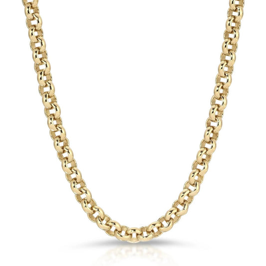 Eklexic - Women's Micro Royal Rolo Chain Necklace