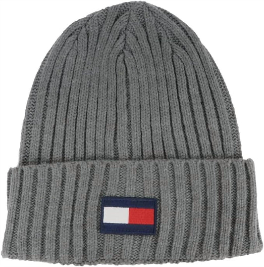 Fleece Big Flag Beanie Hat