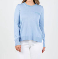 Peace Of Cloth - Metallic Pocket Crew Sweater