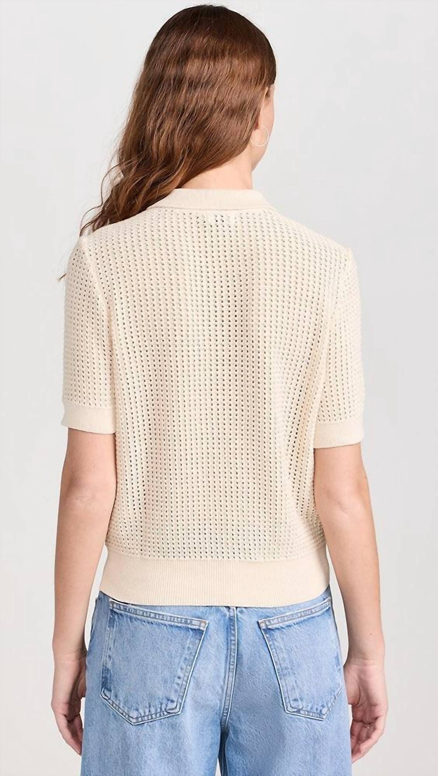 Clare V. - Augustine Crochet Polo