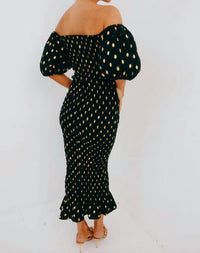 Never Fully Dressed - Jojo Off-shoulder Midi Dress