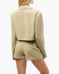 We Wore What - Boxy Cropped Suiting Blazer