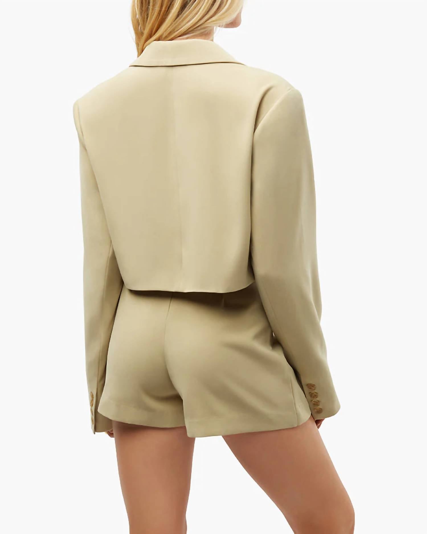 We Wore What - Boxy Cropped Suiting Blazer