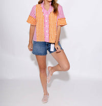Thml - Gingham Charm Top